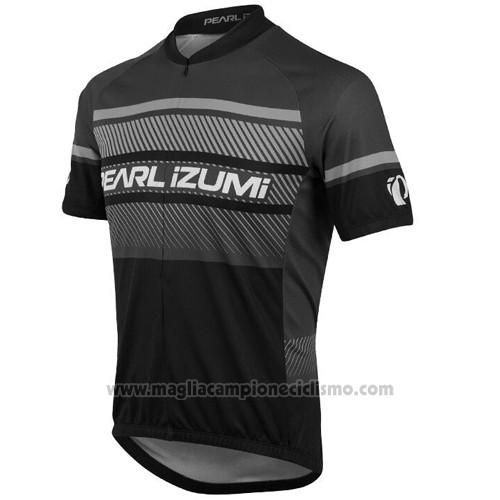 2016 Abbigliamento Ciclismo Pearl Izumi Nero e Grigio Manica Corta e Salopette